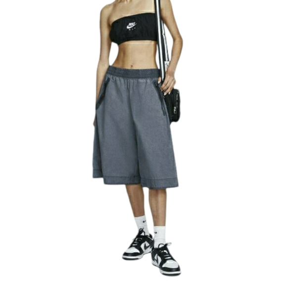 Nike Tech Pack Womens Loose Fit High Rise Woven Shorts XL Anthracite Gray NWT - Picture 8 of 8